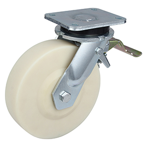 Extra schwere Guss-Nylon-Heckbremsrollen bis zu 1500 kg